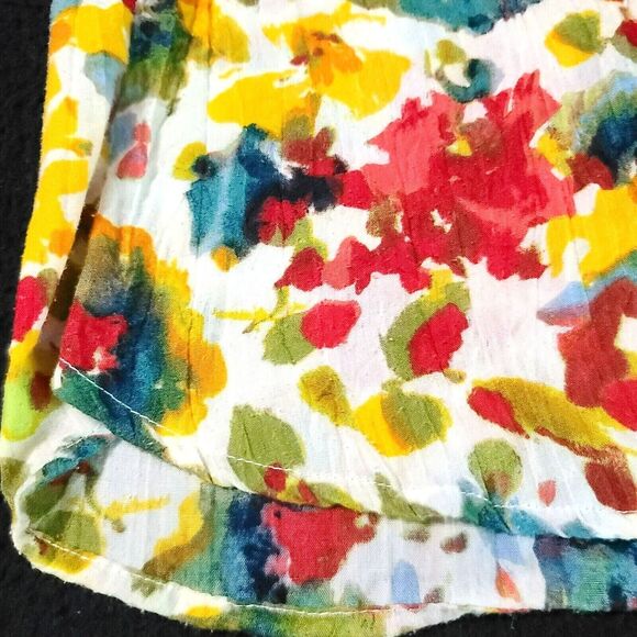 Art And Soul Womens Button Up Blouse Multi-Color Size Small 100% Polyester - Picture 12 of 12